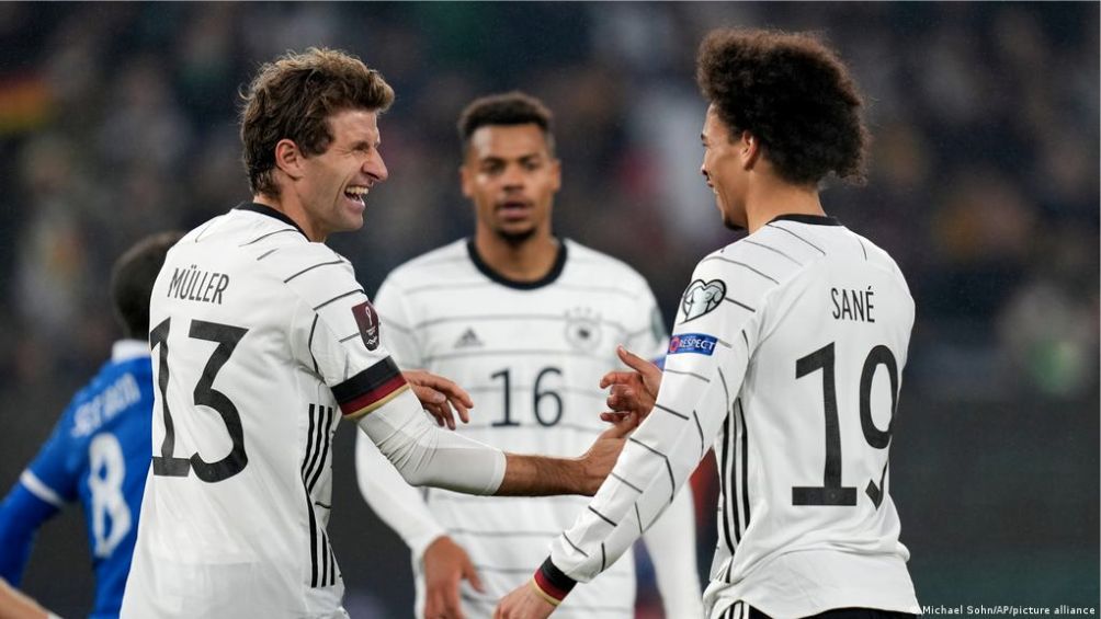 Sané y Müller en encuentro con Alemania