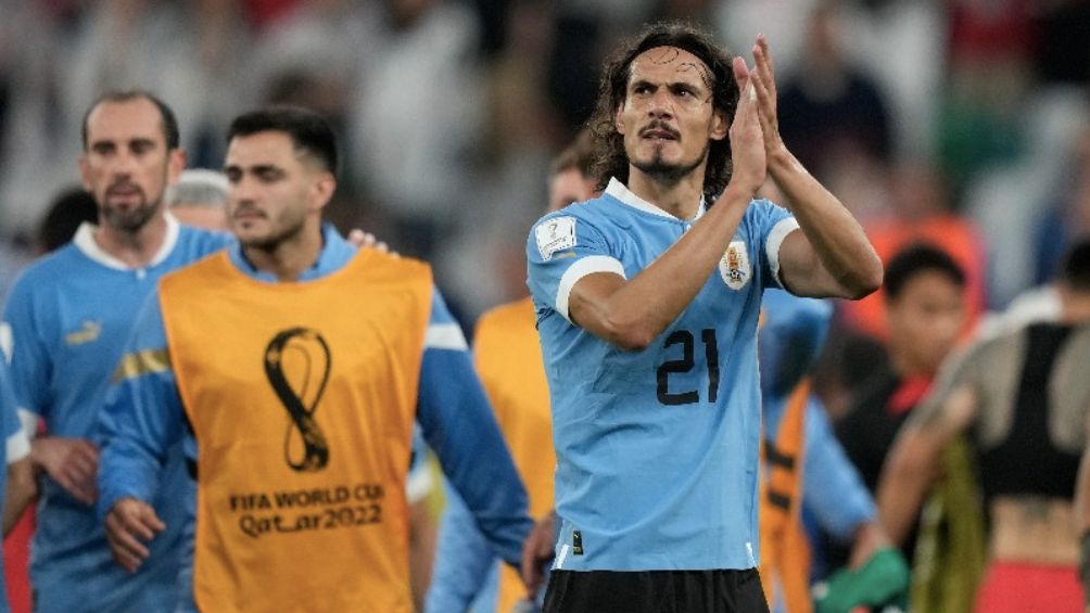 Cavani con Uruguay tras empate ante Corea
