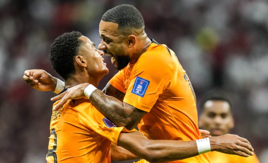 Países Bajos, en festejo de gol