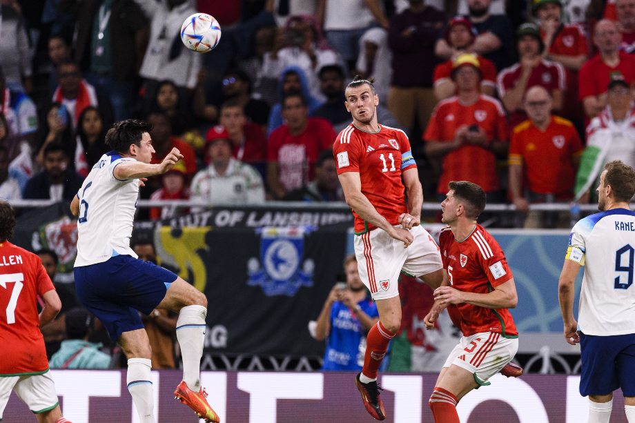Gareth Bale en el duelo ante Inglaterra