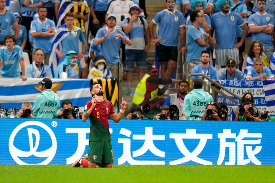 Bruno Fernandes se estrenó como goleador en Copas del Mundo