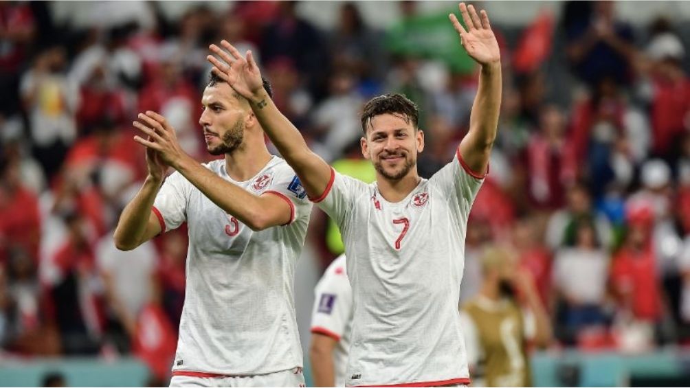 Túnez celebra un gol en el Mundial