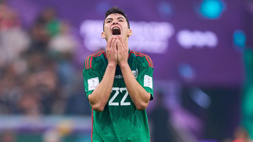 Hirving Lozano se fue sin marcar de Qatar 2022