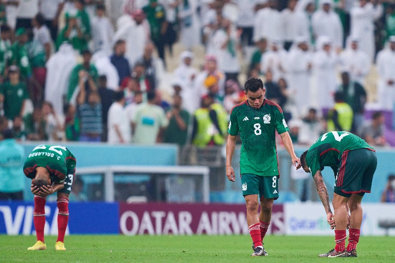 Jugadores del Tri tras eliminación de Qatar 2022