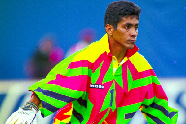 Jorge Campos con el Tri en el Mundial de 1994