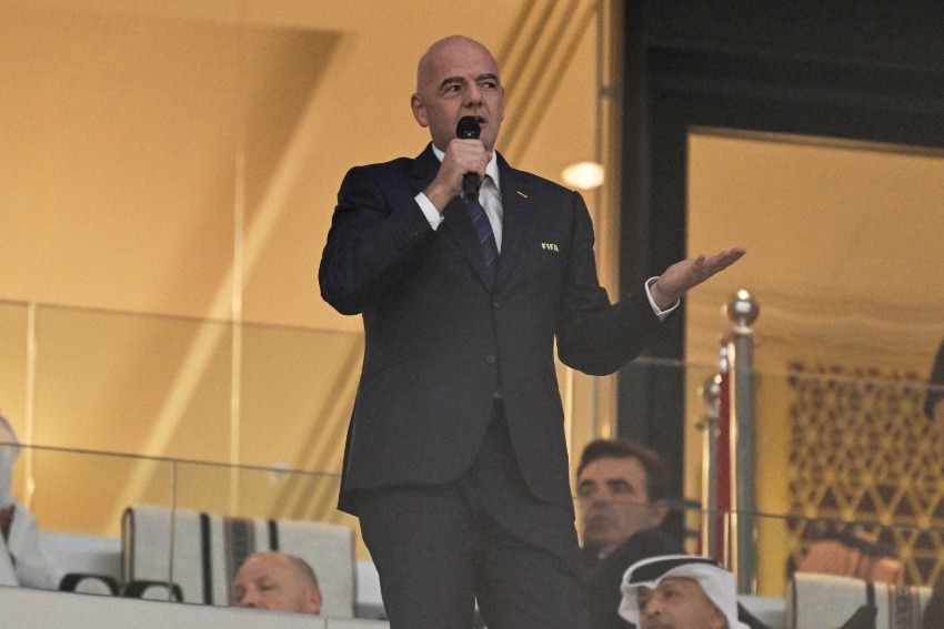 Infantino, presidente de la FIFA en Qatar 2022