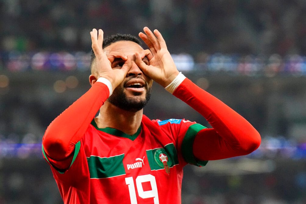 Youssef En-Nesyri marcó el gol de Marruecos