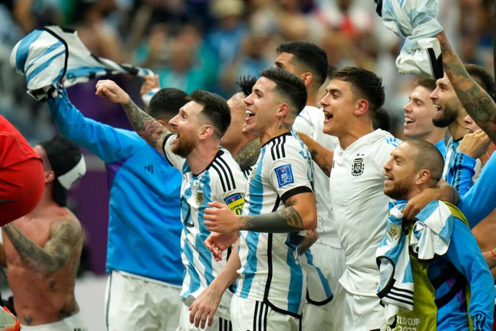 Lionel Messi celebra pase a Semifinales