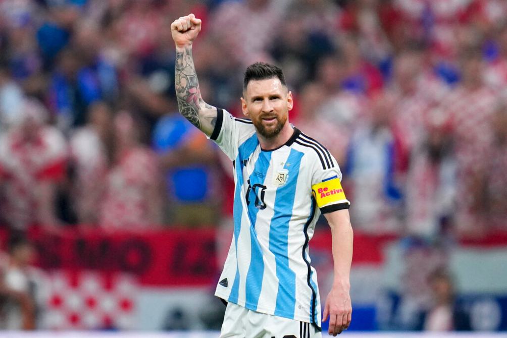 Lionel Messi marcó el primer gol de Argentina