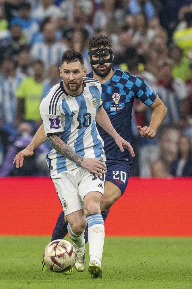 Lionel Messi contra Croacia