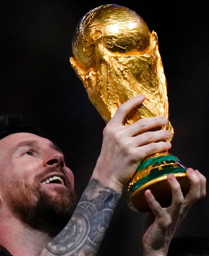 Lionel Messi es Campeón del Mundo