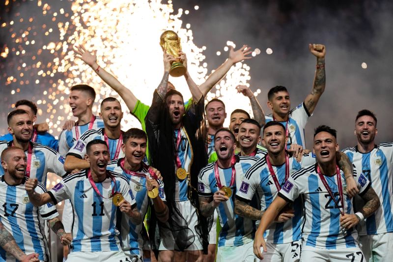 Argentina celebrando