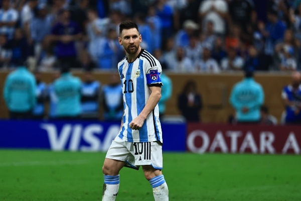 Messi, el capitán de la Albiceleste 