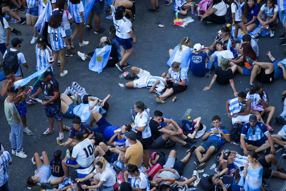Las calles argentinas soportaron a la marea de personas 
