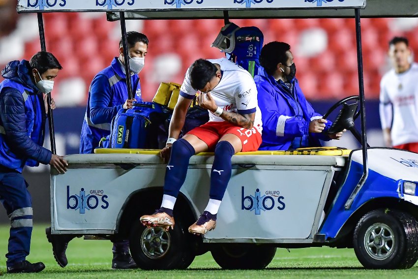 Alexis Vega tras su lesión vs San Luis