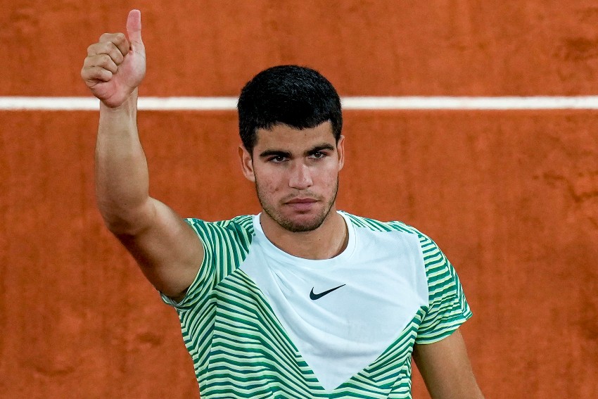 Alcaraz, favorito al título en Roland Garros