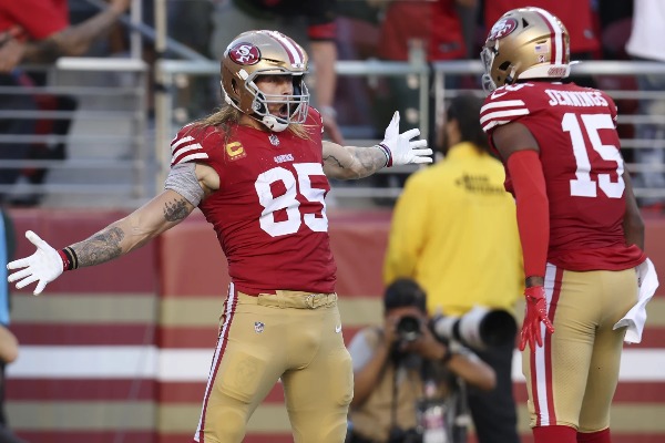 George Kittle anotó tres touchdowns