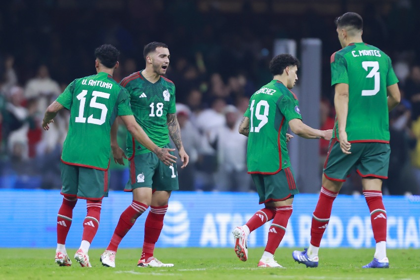 Selección Mexicana en el duelo ante Honduras