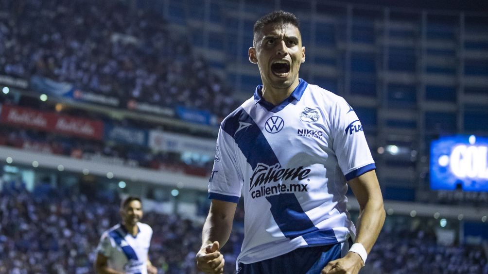 Guillermo Martínez celebra su gol ante Tigres