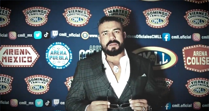 CMLL confirma que Andrade El Ídolo regresa a la Arena México