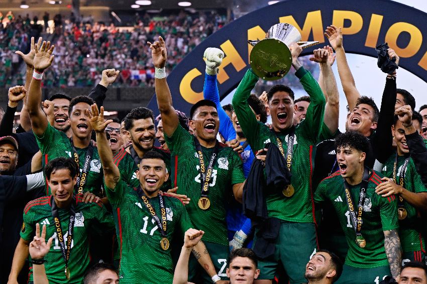 México tras ganar la Copa Oro 2023