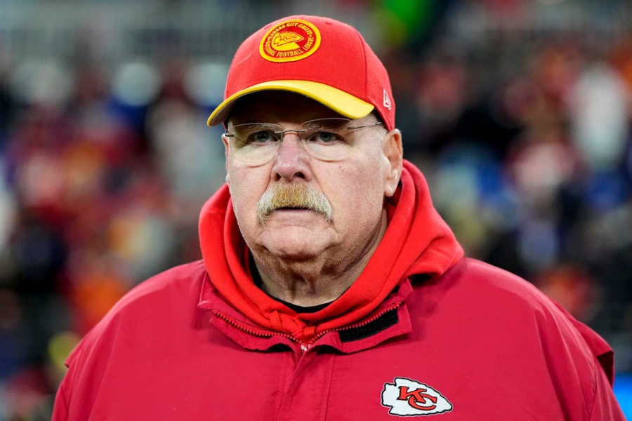 Andy Reid, head coach de los Chiefs
