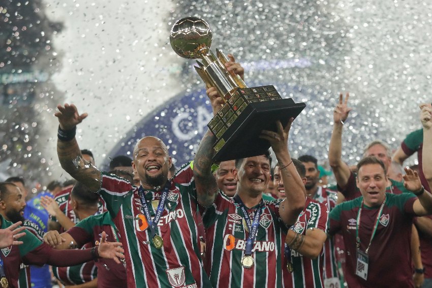 Fluminense tras ganar la Recopa Sudamericana