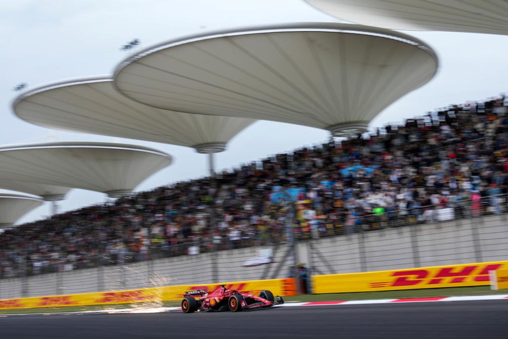 Leclerc en la carrera sprint de China