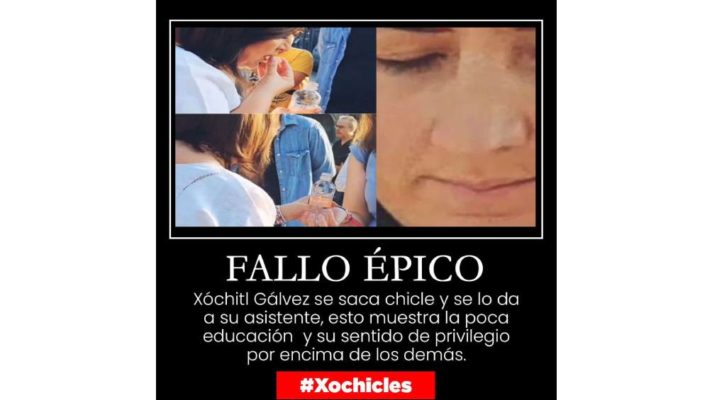 En redes sociales Xóchitl Gálvez fue duramente criticada. 