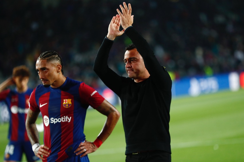 Xavi tras la eliminación de Barcelona de Champions League