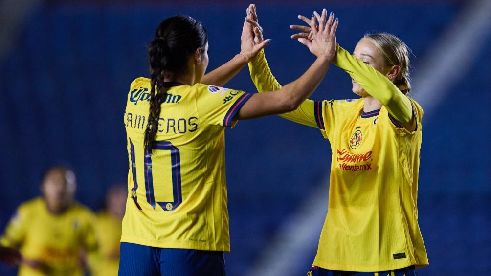 Clásico Azulcrema América Femenil vence 2 1 a Cruz Azul en la J1 del CL25