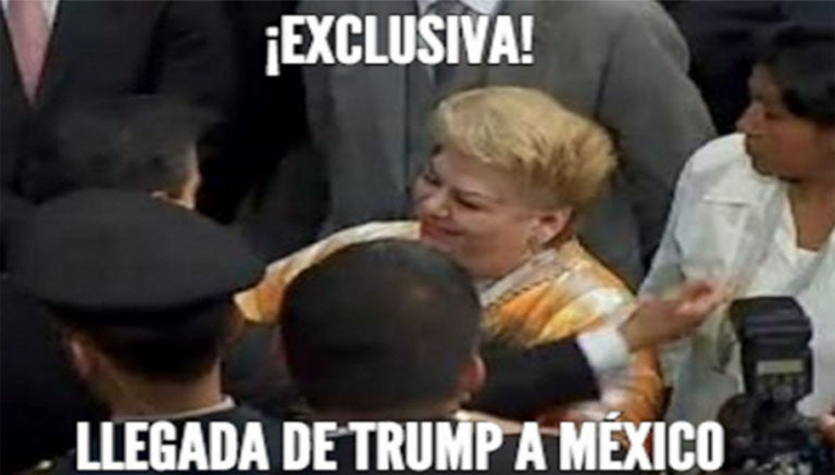 R E Con Los Memes De La Visita De Donald Trump A M Xico R Cord