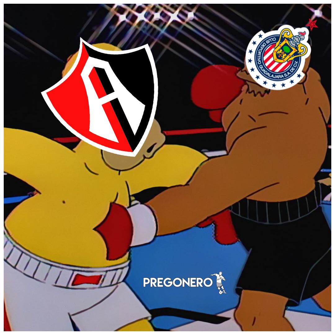 Memes no perdonaron la goleada de Chivas sobre Atlas RÉCORD