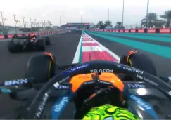 Norris y Verstappen, en plena disputa Norris y Verstappen, en plena disputa