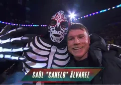 La Parka y Canelo Álvarez, en Guadalajara La Parka y Canelo Álvarez, en Guadalajara