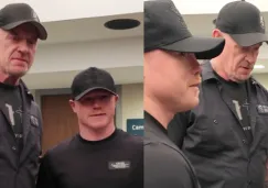 Canelo presenció el show en primera fila Canelo presenció el show en primera fila