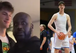 Shaq se sorprendió con l a altura del novato Shaq se sorprendió con l a altura del novato