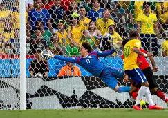 Una de las mejores atajadas del Mundial de 2014 Una de las mejores atajadas del Mundial de 2014