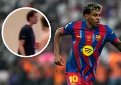 Lamine dejó de grabar de inmediato a su compañero Lamine dejó de grabar de inmediato a su compañero