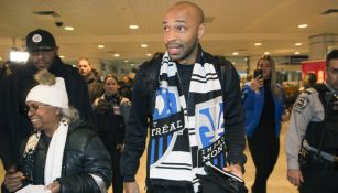 Thierry Henry en su llegada a Montreal
