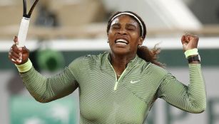 Serena Williams, en festejo tras triunfo