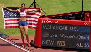 Sydney McLaughlin rompió récord mundial en 400 con vallas