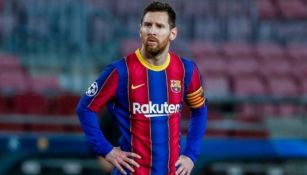 Lionel Messi en un juego del Barcelona