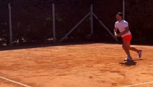 Sergio 'Kun' Agüero, en juego de tenis