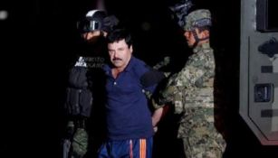 Joaquín 'El Chapo' Guzmán tras ser capturado