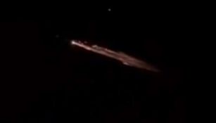 Video: Cohete fue confundido con meteorito en el norte de México