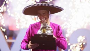 Rafael Nadal en festejo en Acapulco
