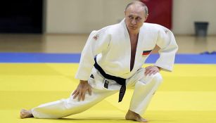 Vladimir Putin, durante una ceremonia de judo