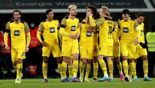 Jugadores del Dortmund en un partido