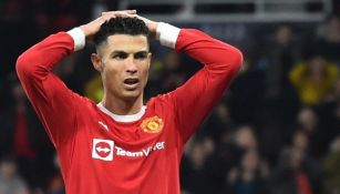 Cristiano Ronaldo lamentando una falla